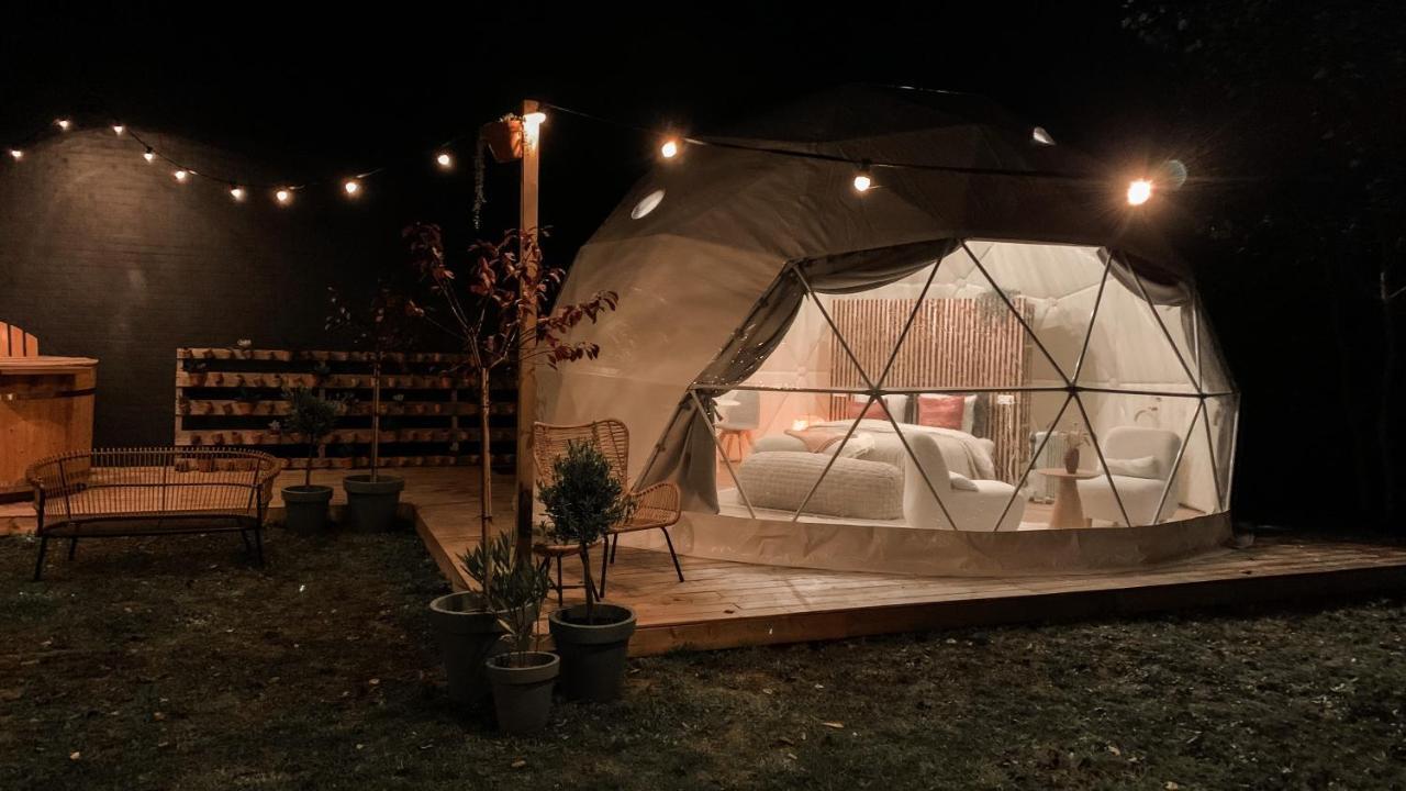 Отель Romantische Glamping Dome Koksijde - Duiniek Экстерьер фото